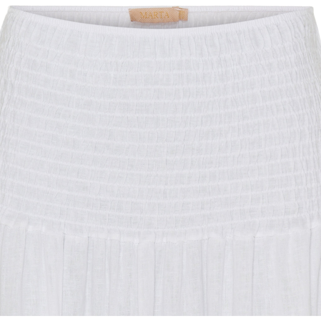 MARTA DU CHATEAU Marta du chateau dam kjol 5201 Skirt Solid White