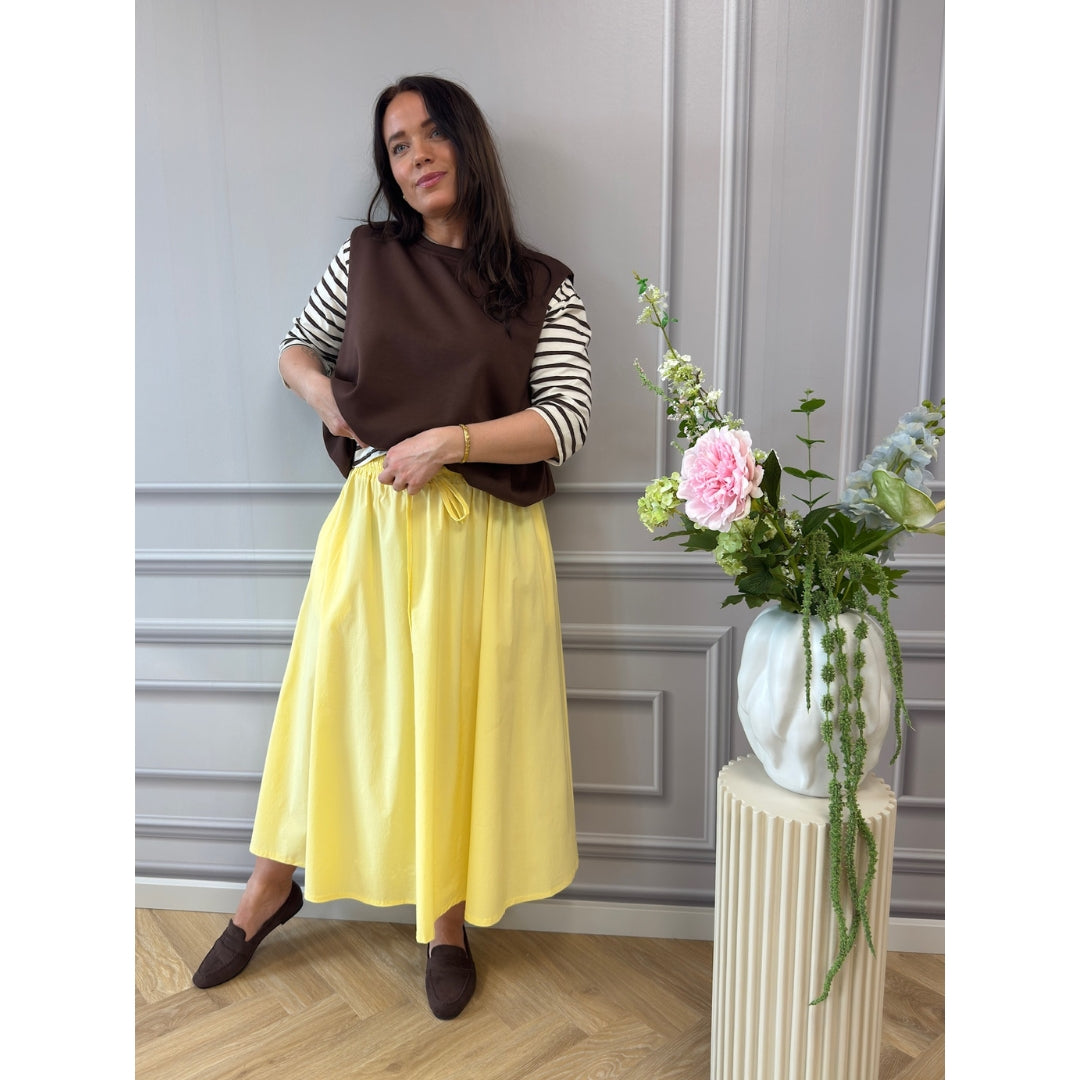 MARTA DU CHATEAU Marta du chateau dam kjol MDCPOMELINE 8784 Skirt Yellow