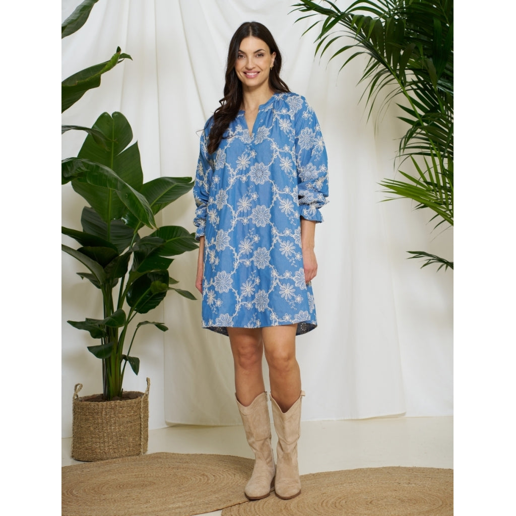 MARTA DU CHATEAU Marta du chateau dam klänning MdcLouve 39589/M Dress Jeans