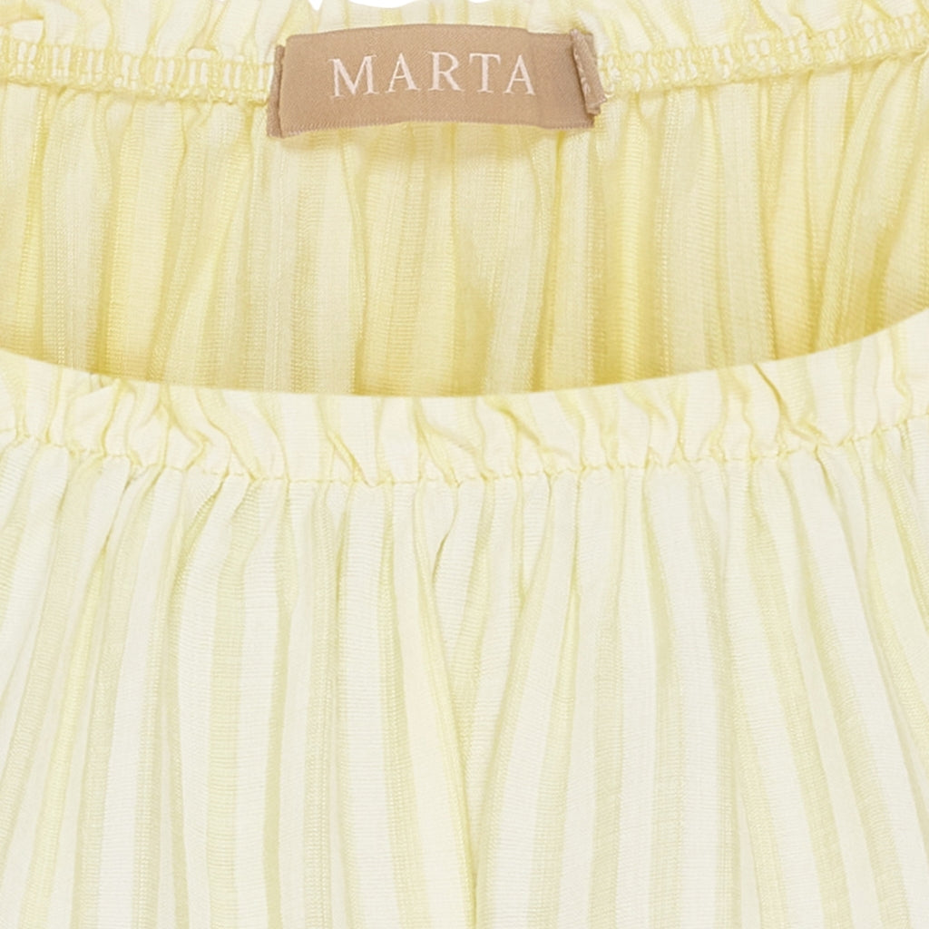 MARTA DU CHATEAU Marta du chateau dam klänning MdcRomina 21592 Dress Light Yellow