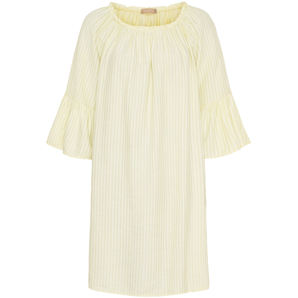 MARTA DU CHATEAU Marta du chateau dam klänning MdcRomina 21592 Dress Light Yellow