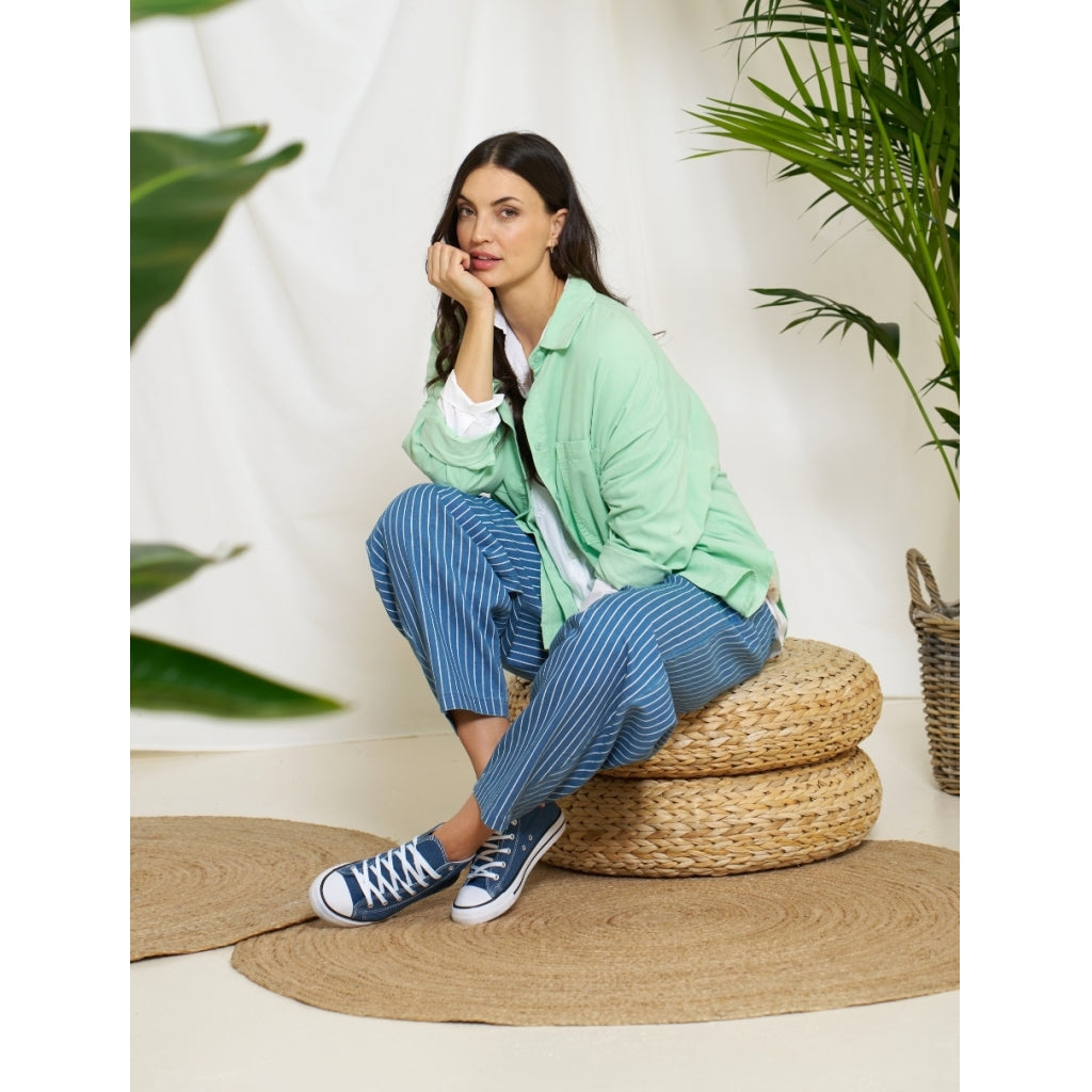 MARTA DU CHATEAU Marta du chateau dam skjorta MdcColine 258037 Shirt Mint1585