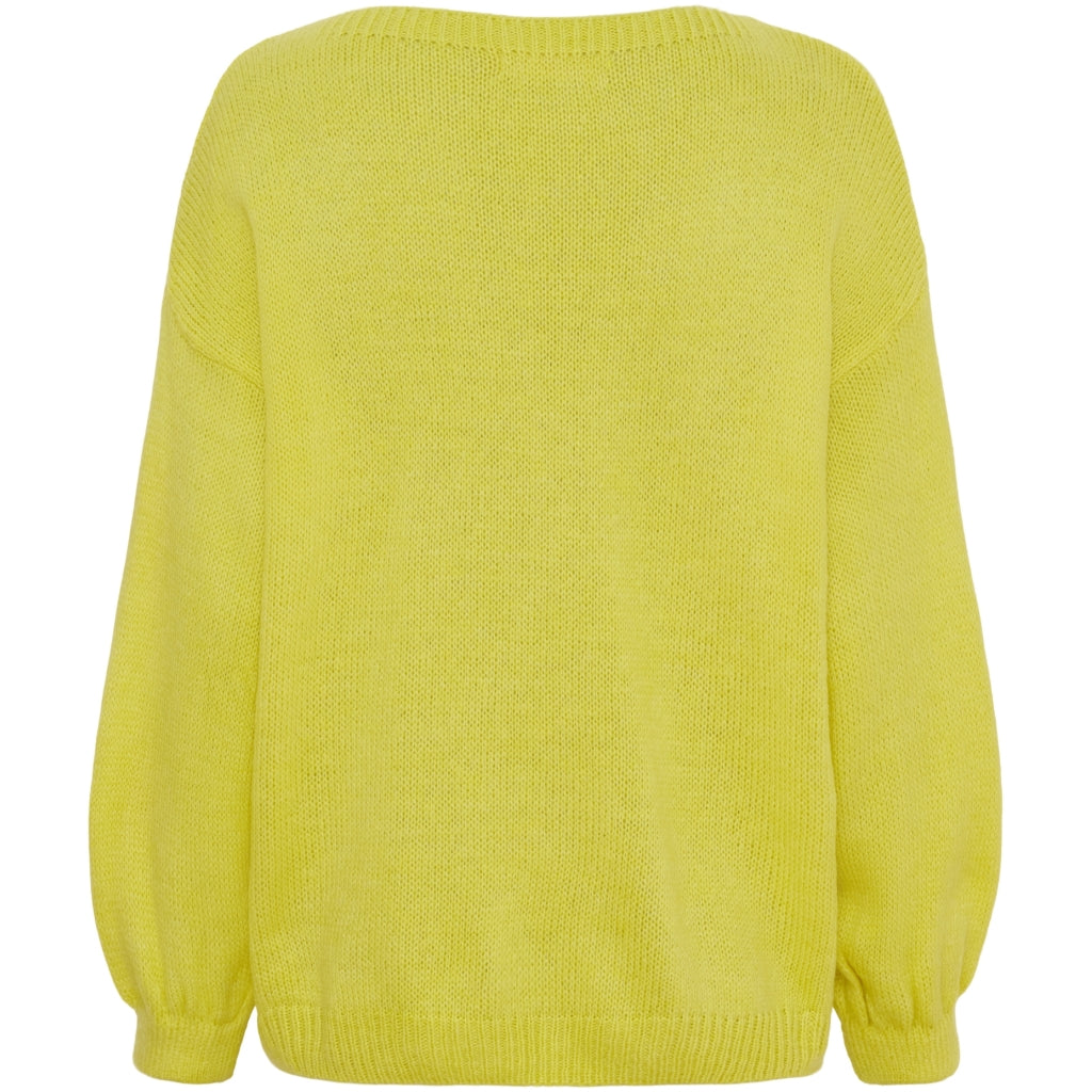 MARTA DU CHATEAU Marta du chateau dam stickad tröja MdcAmarante 64023 Knit Yellow