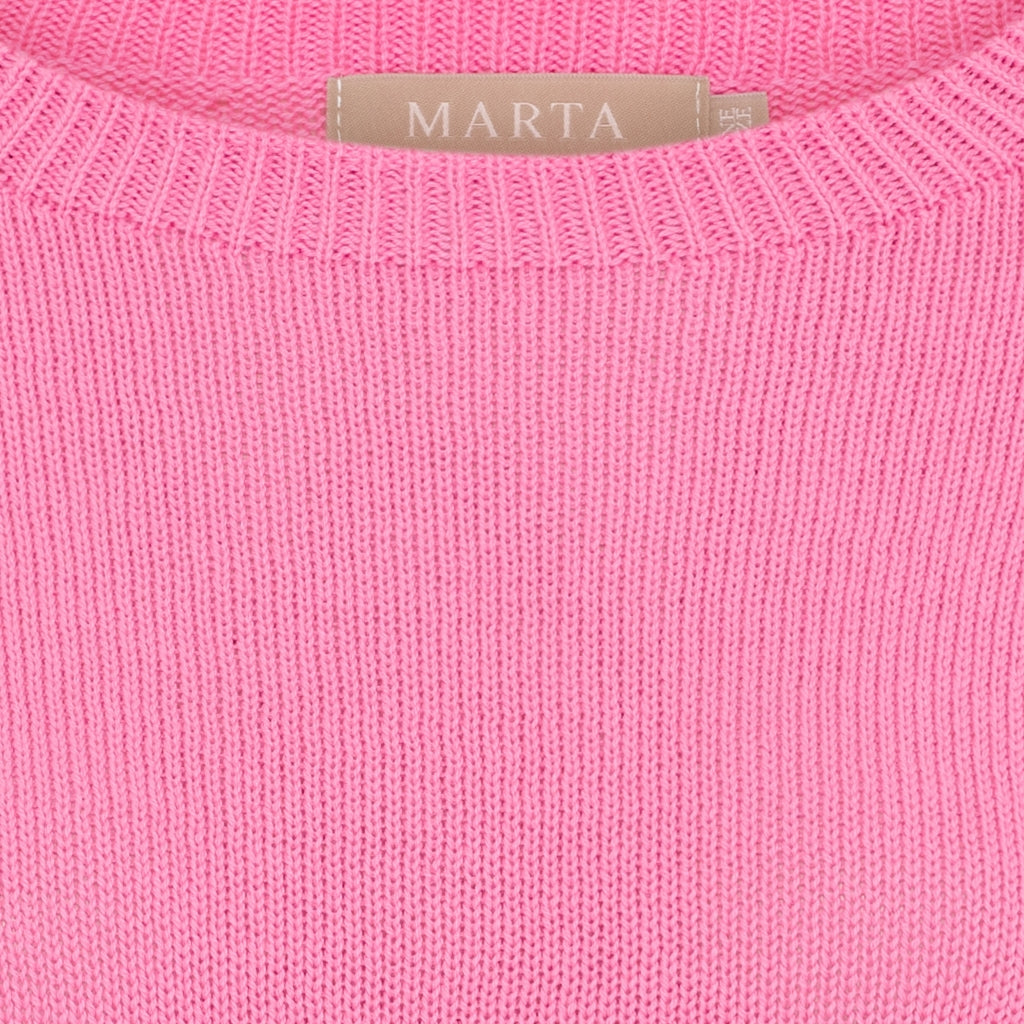 MARTA DU CHATEAU Marta du chateau dam stickad tröja MdcBlanca 707C Knit Bubblegum
