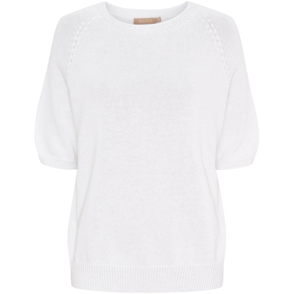 MARTA DU CHATEAU Marta du chateau dam stickad tröja MdcBlanca 707C Knit White