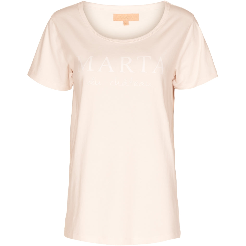 MARTA DU CHATEAU Marta du chateau dam t-shirt MT002 T-shirt Coconut cream