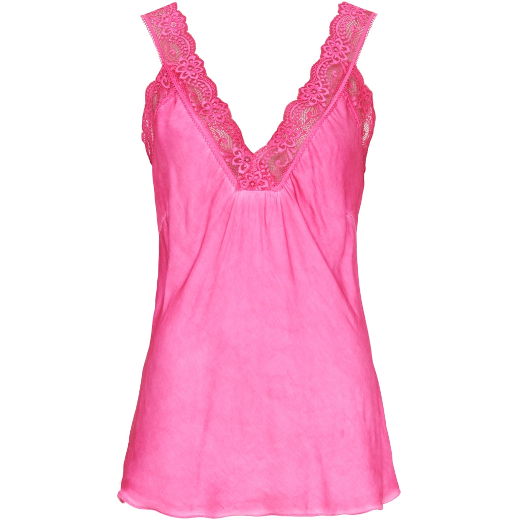 MARTA DU CHATEAU Marta du chateau dam top med spetskant 21336 Top Rosa Shocking