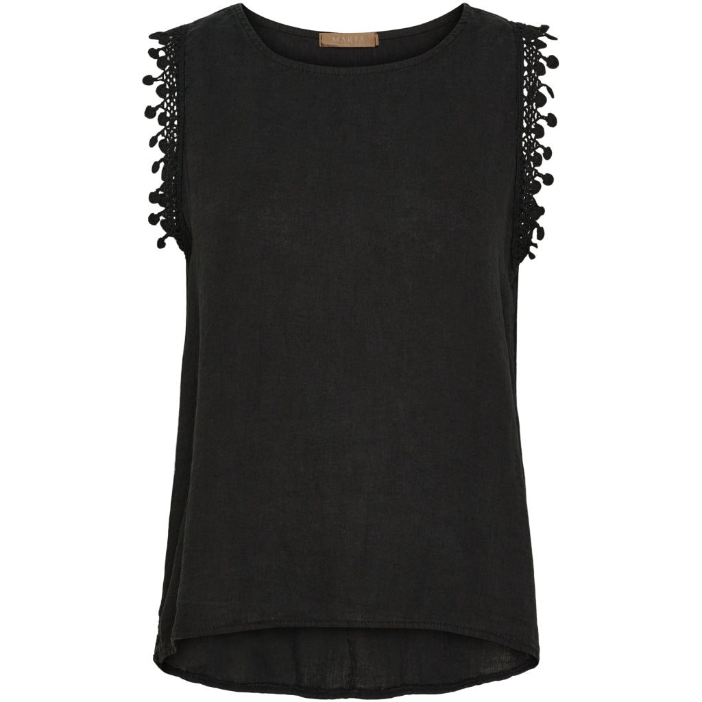 MARTA DU CHATEAU Marta du chateau dam topp MdcHolly 258355 Top Black