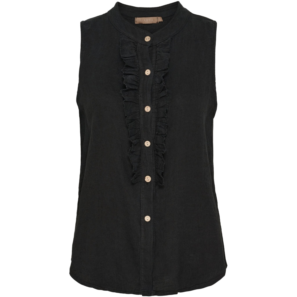 MARTA DU CHATEAU Marta du chateau dam topp MdcMalene 258356 Top Black
