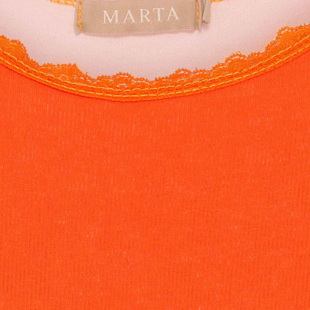 MARTA DU CHATEAU Marta du chateau dam topp MdcNoelie 258034 Top Arancio3355