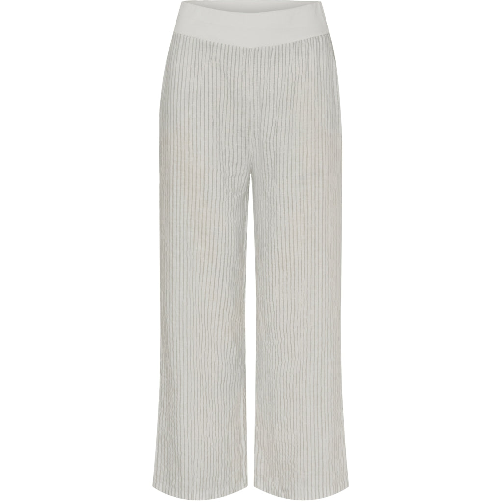 MARTA DU CHATEAU MdcAnette Pants Pant Panna Grey Stripe