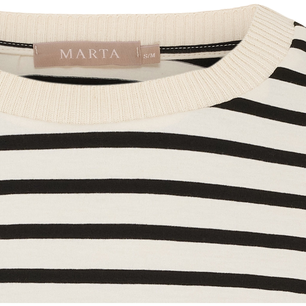 MARTA DU CHATEAU MdcBrooklyn Tee T-shirt Beige/Black