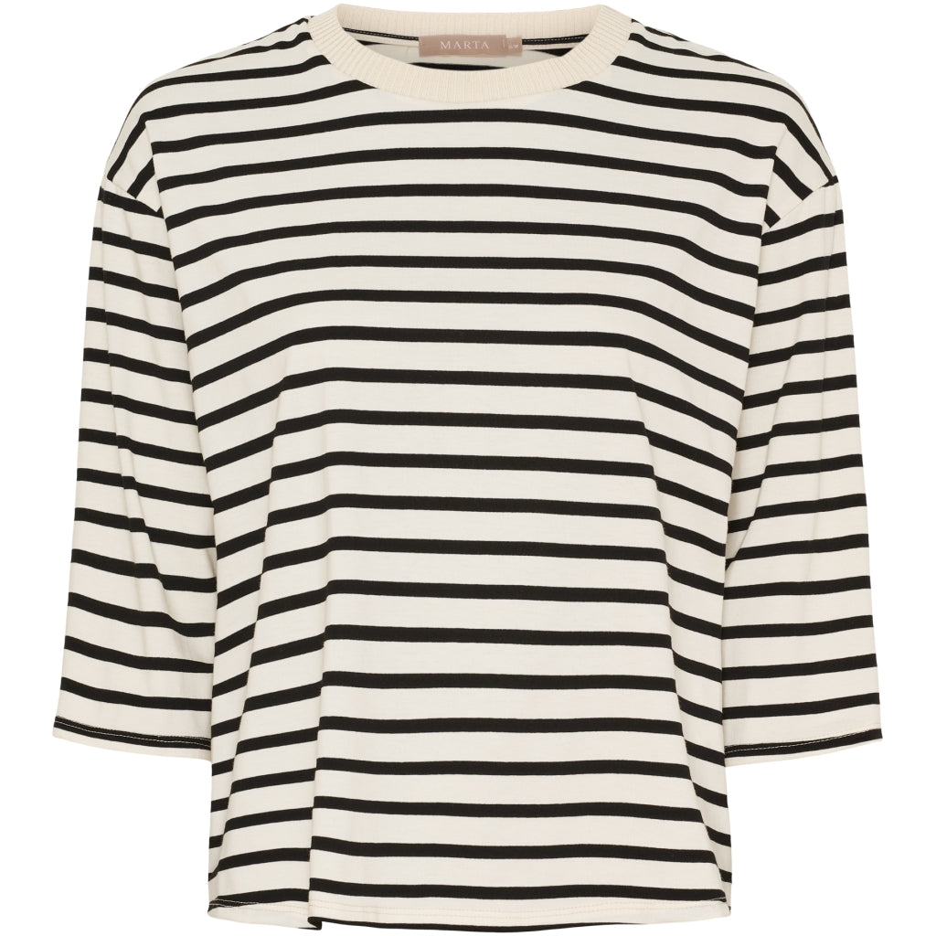 MARTA DU CHATEAU MdcBrooklyn Tee T-shirt Beige/Black