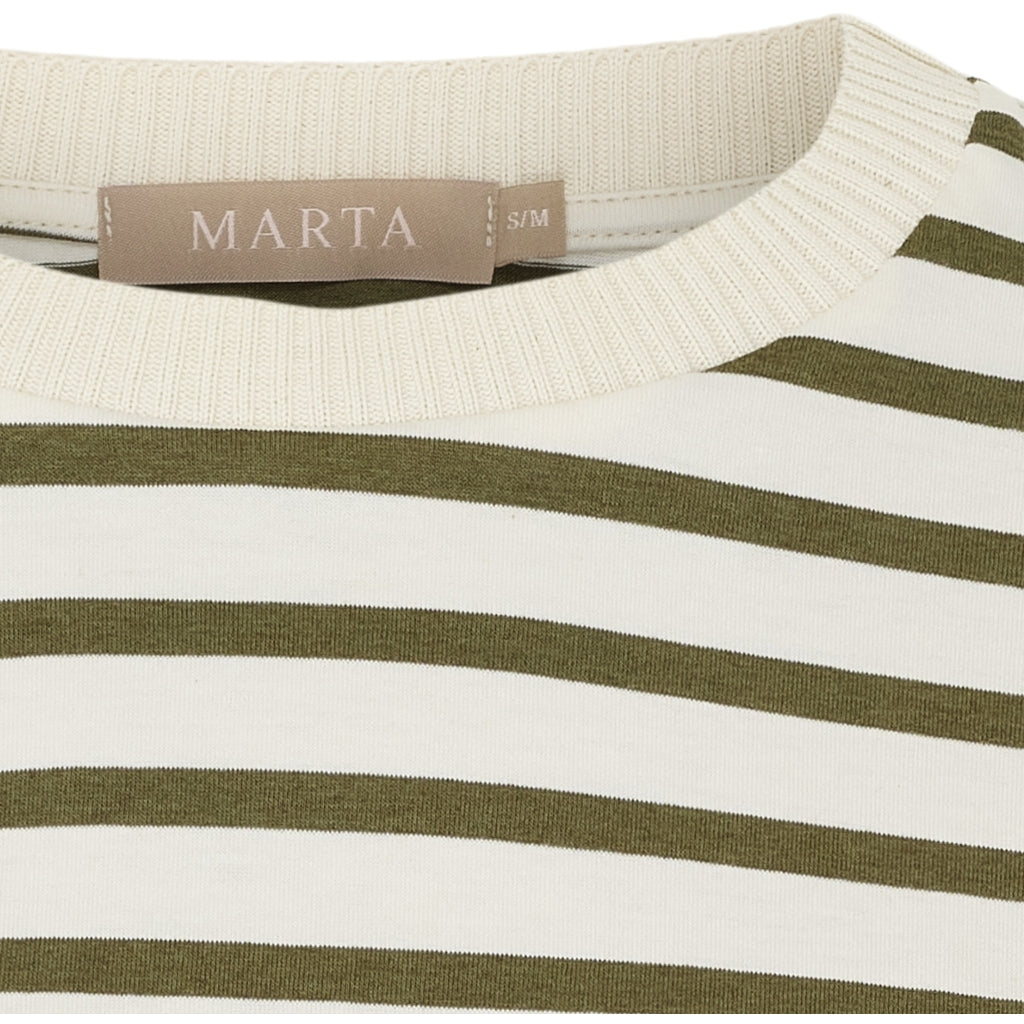 MARTA DU CHATEAU MdcBrooklyn Tee T-shirt Beige/Military
