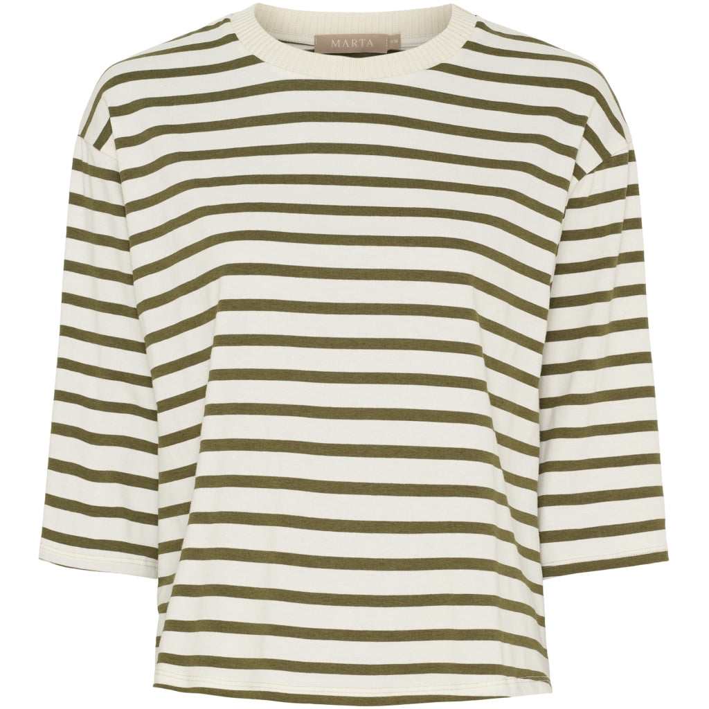 MARTA DU CHATEAU MdcBrooklyn Tee T-shirt Beige/Military