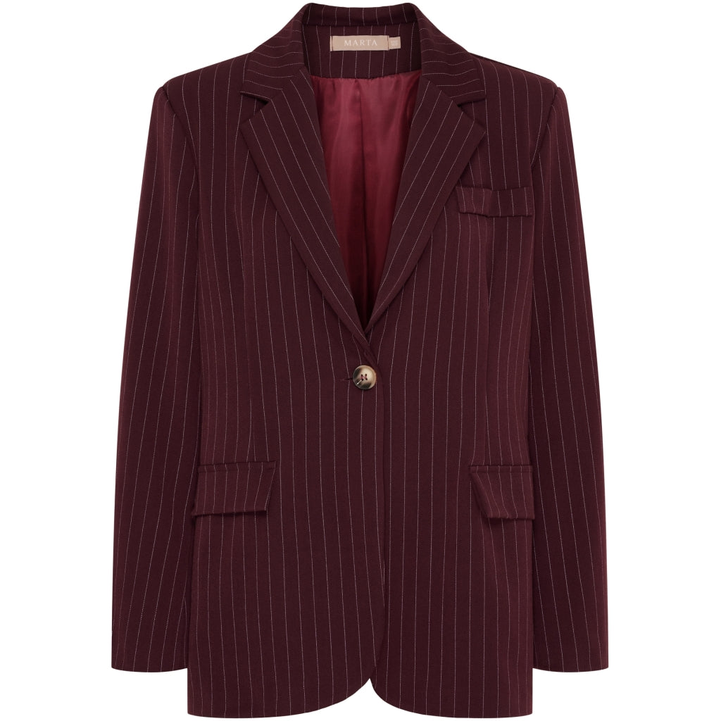 MARTA DU CHATEAU MdcDamiana Blazer Blazer Bordeaux
