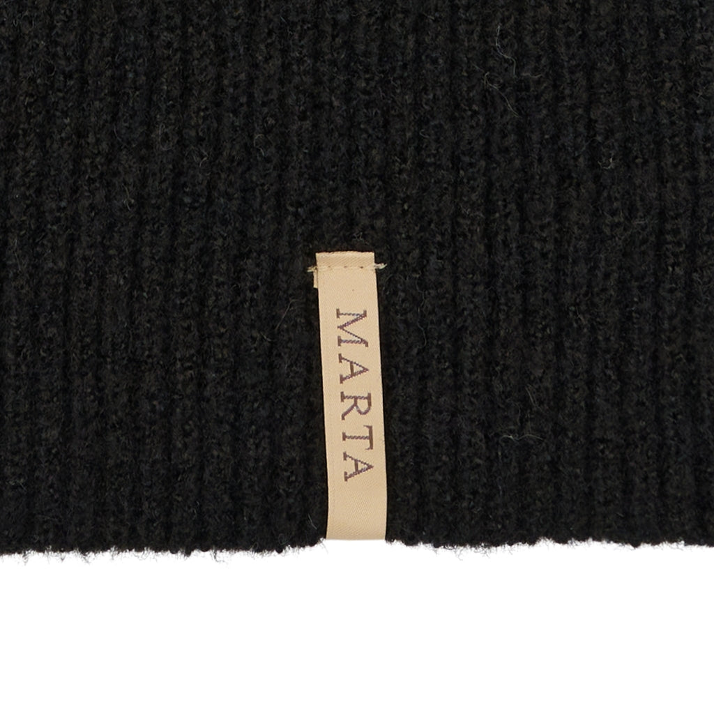 MARTA DU CHATEAU Marta du Chateau dam Balaclava MdcFiluca FMHK6480 Scarf Black