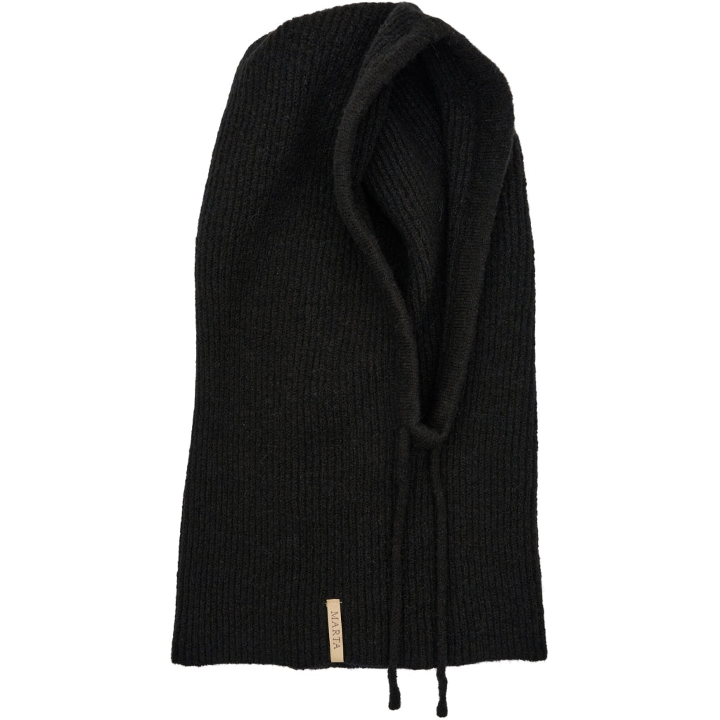MARTA DU CHATEAU Marta du Chateau dam Balaclava MdcFiluca FMHK6480 Scarf Black