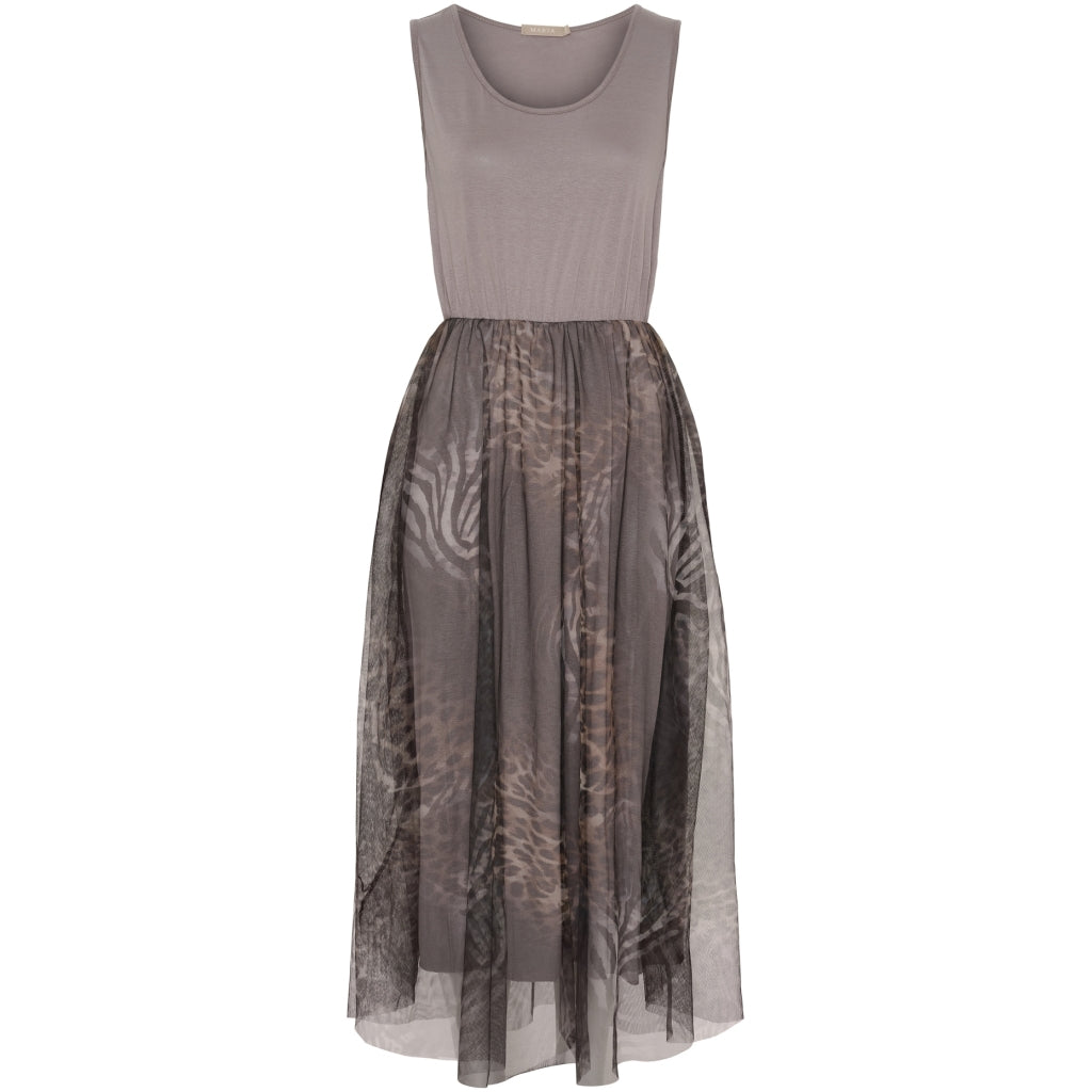 MARTA DU CHATEAU Marta du Chateau dam set - Stickat + klänning MdcKaja 19042 Set Fango