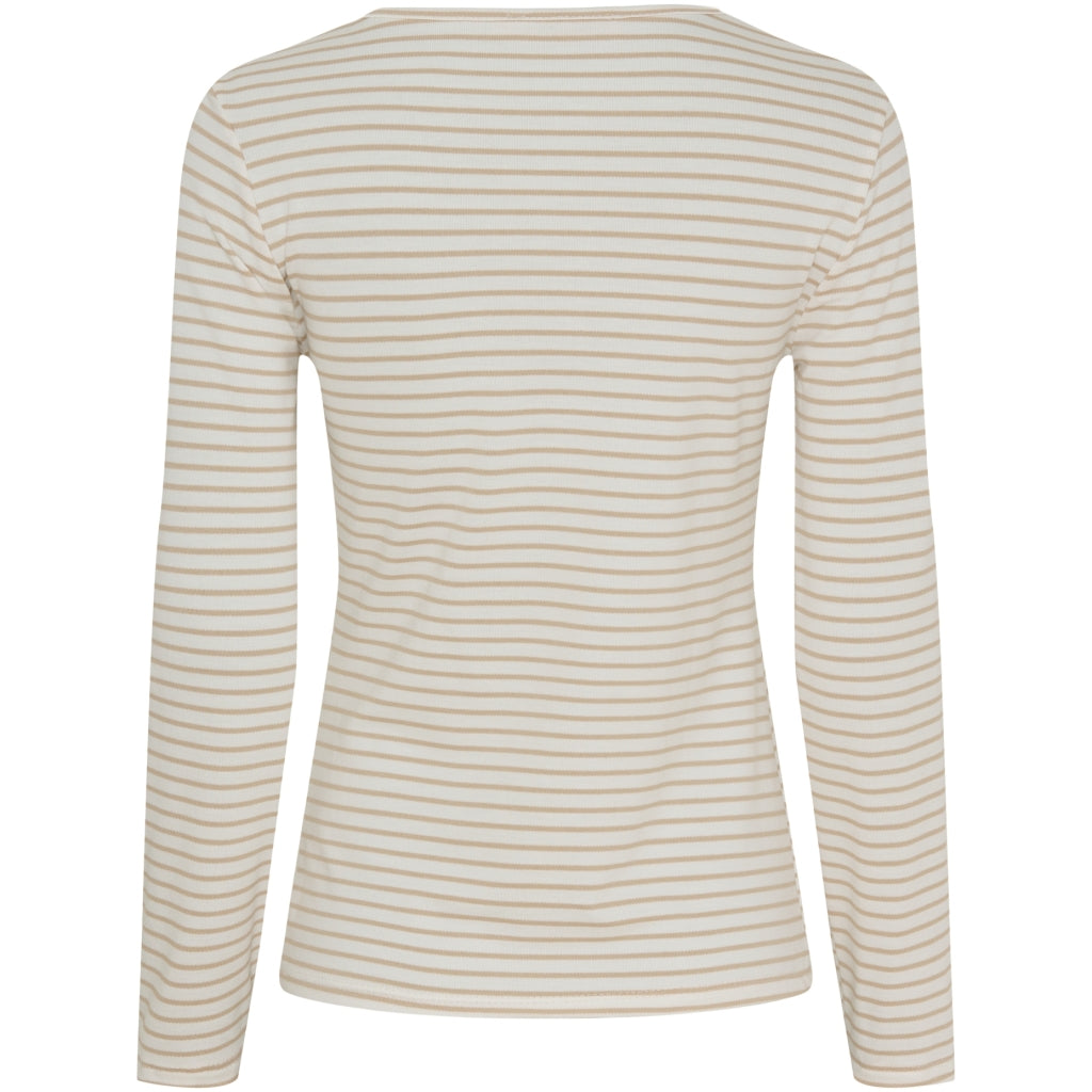 MARTA DU CHATEAU MdcNancy LS Tee LS Tee Beige/white