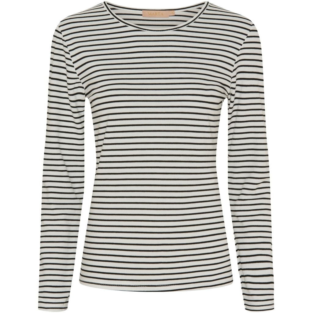 MARTA DU CHATEAU MdcNancy LS Tee LS Tee Black/White