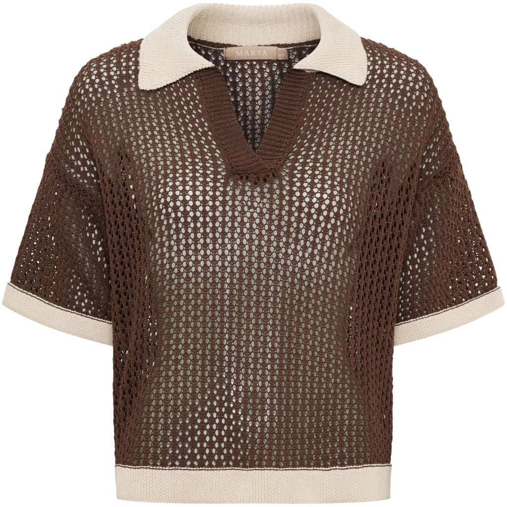 MARTA DU CHATEAU MdcNayeli Knit Knit Caffe/Corda