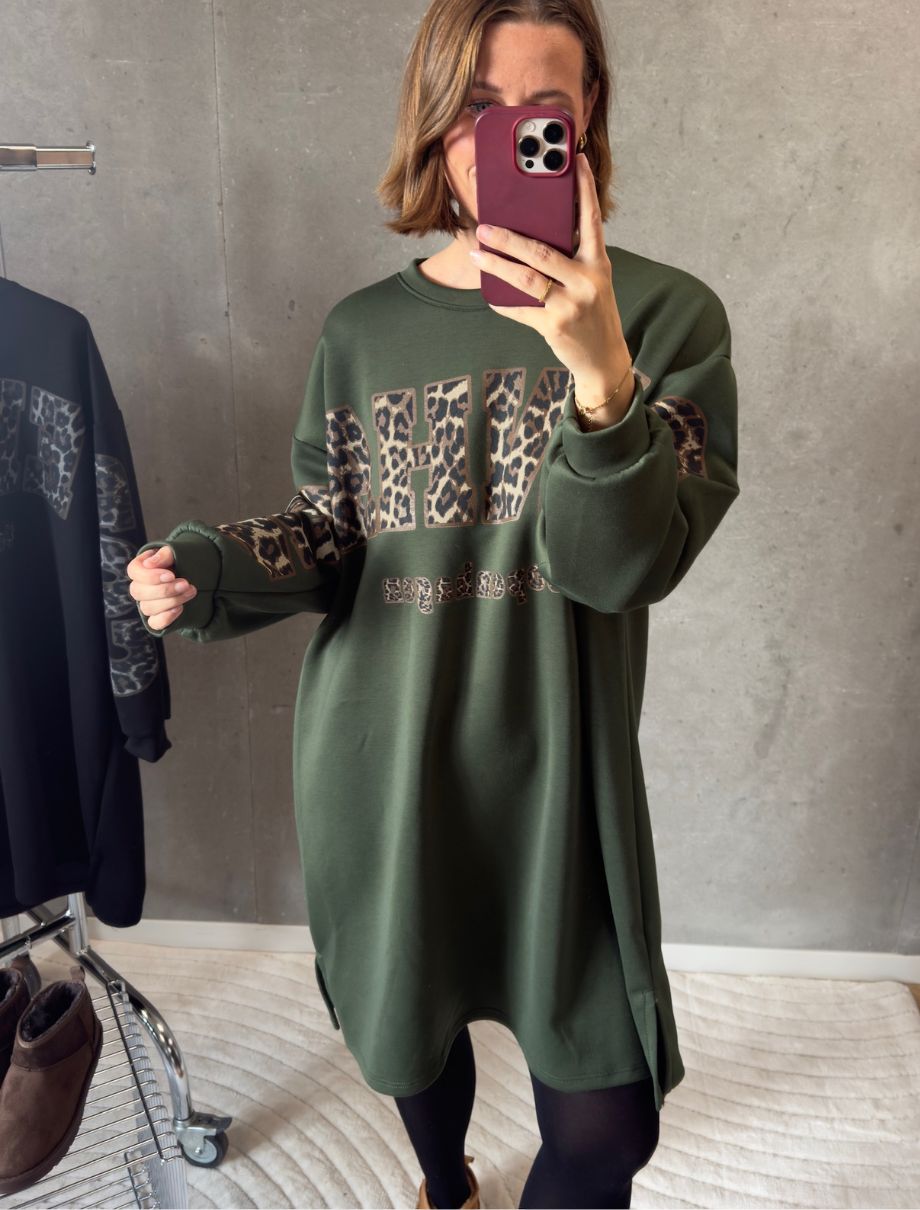 MARTA DU CHATEAU marta du chateau Dam Klänning MdcCannes 26188 Dress Military/Leo