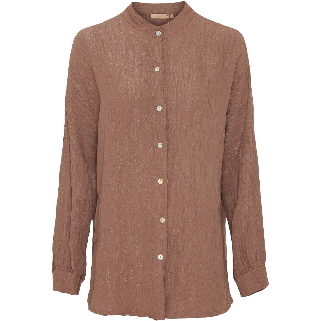 MARTA DU CHATEAU Marta du chateau dam skjorta 7049 Shirt Cappucino