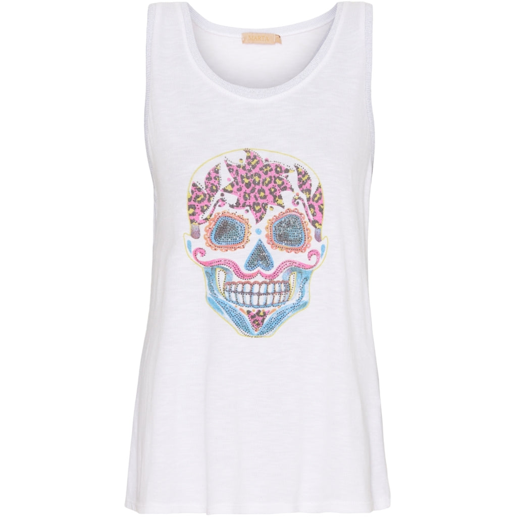 MARTA DU CHATEAU Marta du chateau dam topp 6313 Top White