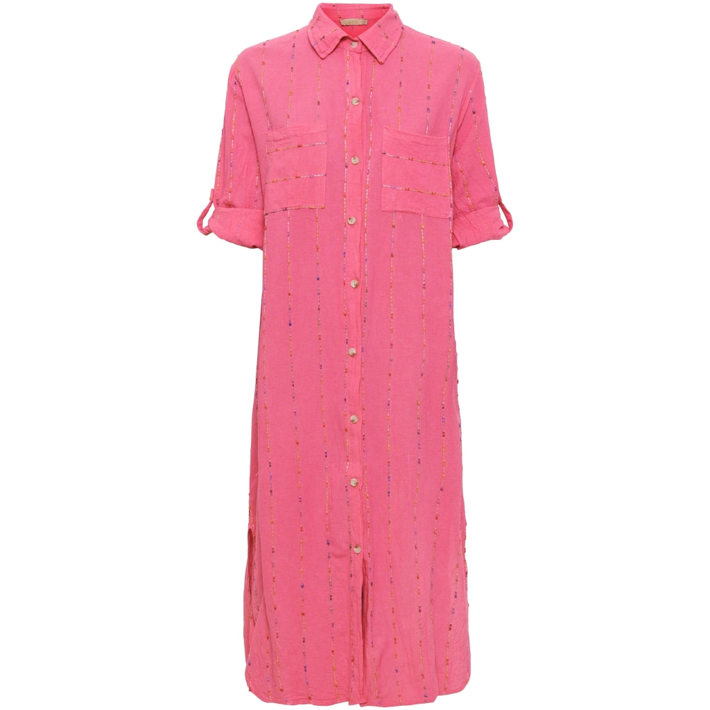 MARTA DU CHATEAU Marta du Chateau dam skjortklänning 9259 Dress Fuxia