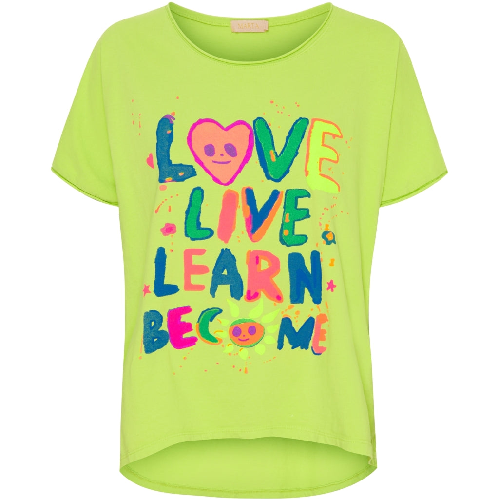 MARTA DU CHATEAU Marta Du Chateau t-shirt 80725B T-shirt Apple Green