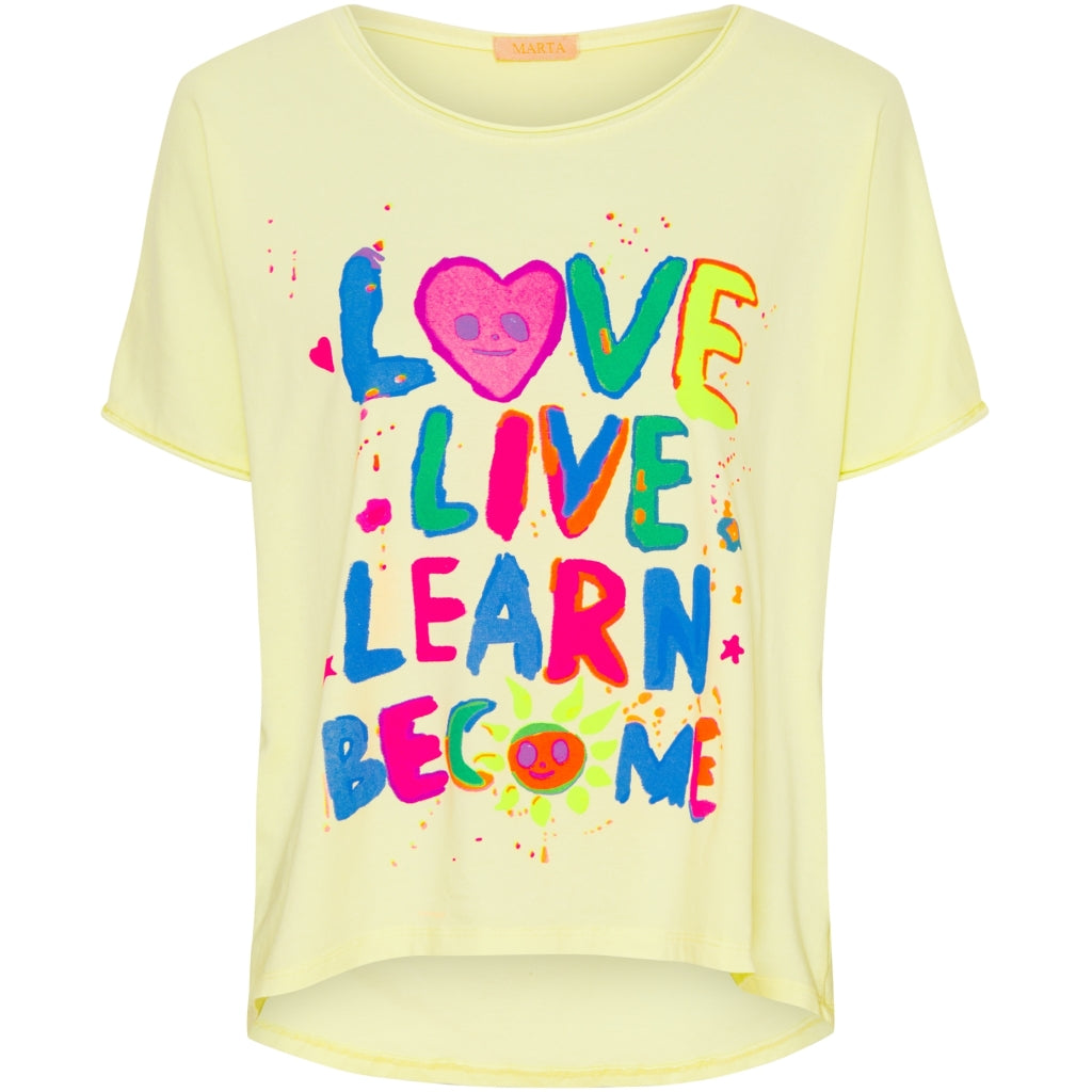 MARTA DU CHATEAU Marta Du Chateau t-shirt 80725B T-shirt Yellow