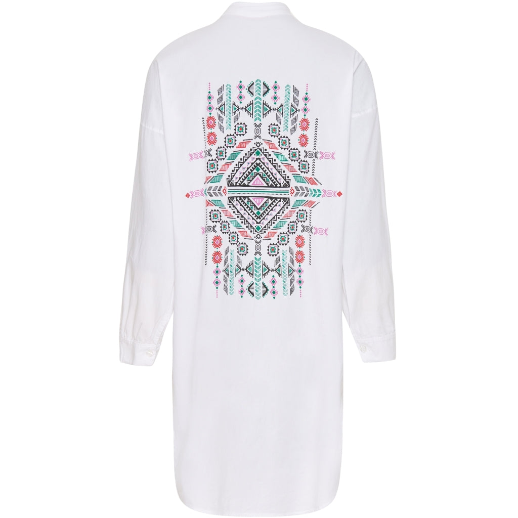 MARTA DU CHATEAU Marta du chateau dam blus skjorta 5449 Shirt Print 2 White