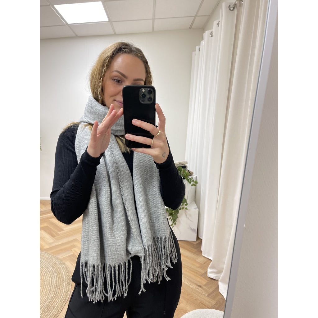 MARTA DU CHATEAU Marta du chateau dam halsduk 171419 Scarf Light Grey Melange