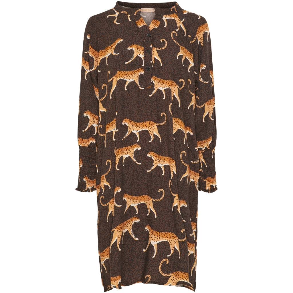 MARTA DU CHATEAU Marta du chateau dam klänning 5378 Dress Nero animal