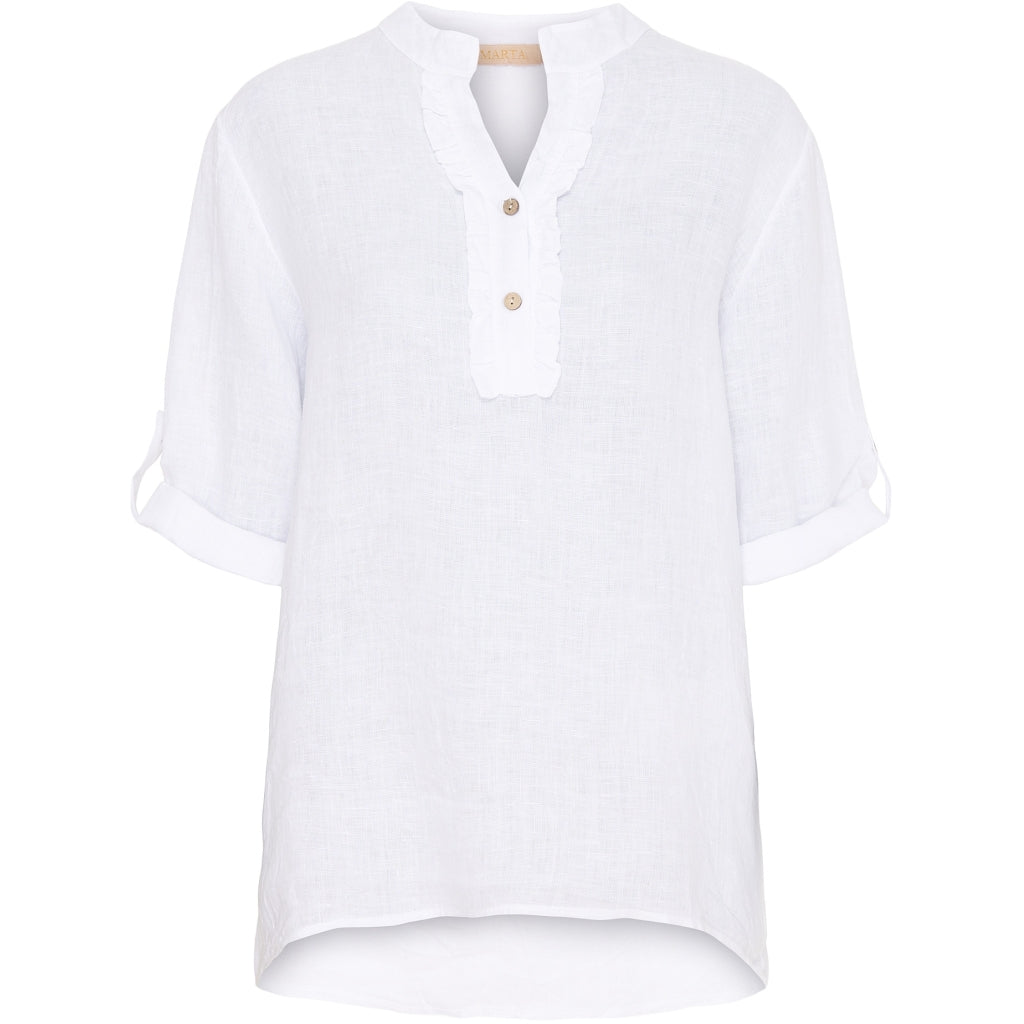 MARTA DU CHATEAU Marta du chateau dam skjorta 85731-1 Shirt White